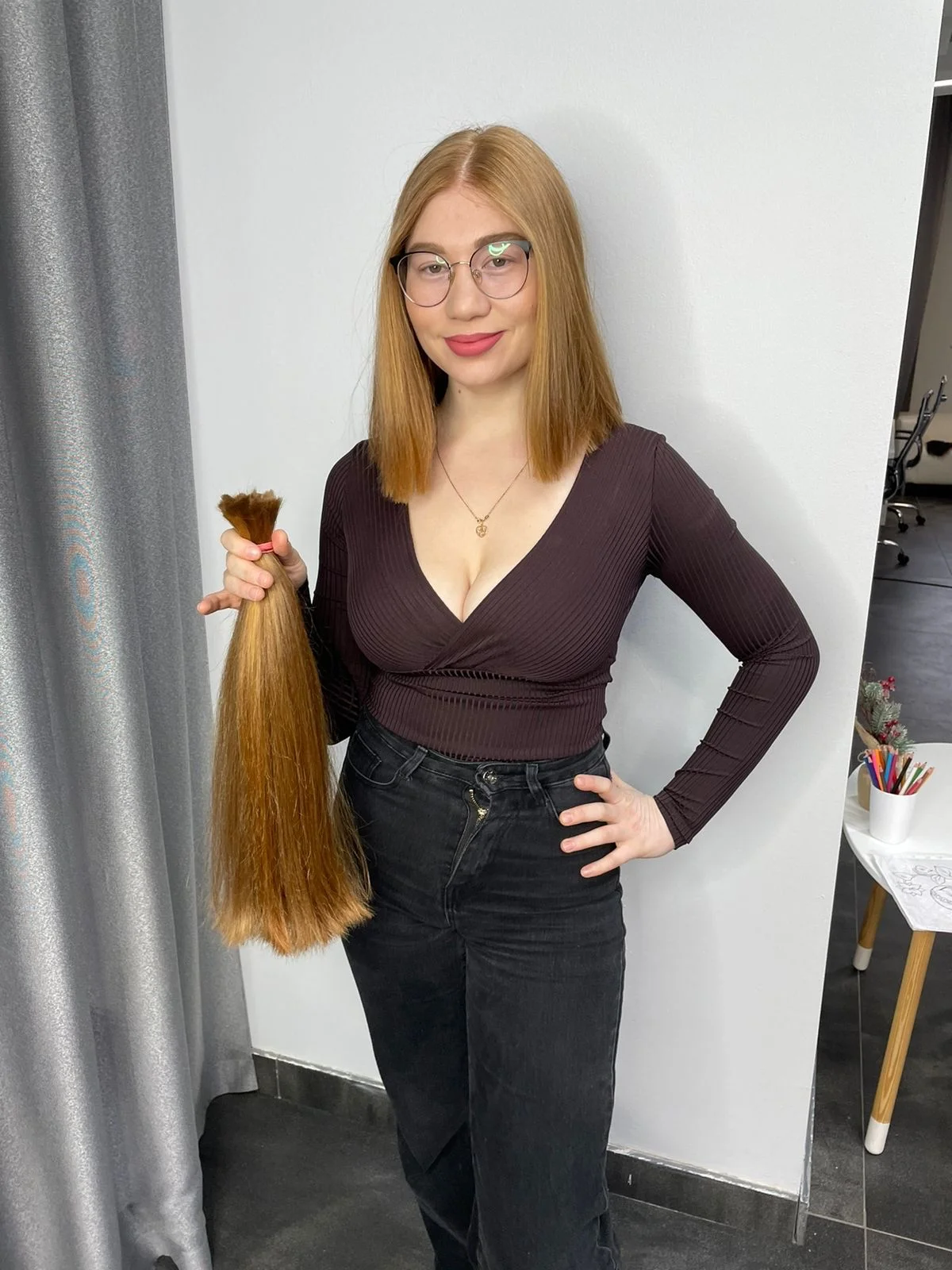 Довольная клиентка, у которой купили волосы - фото № 5